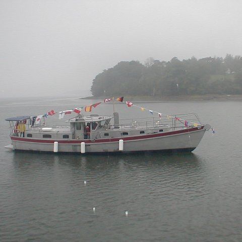 Yate a motor de crucero - RANGER - Lyman Morse - trawler / con hard-top / de aluminio