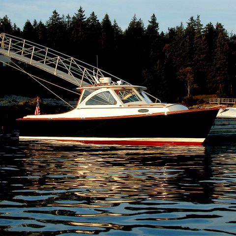 Barco cabinado intraborda - TOMAHAWK - Lyman Morse - con hard-top / a medida