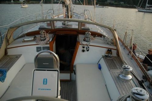 Yate de vela de crucero - Seguin 49' - Lyman Morse - motovelero / con 8 literas / con popa abierta