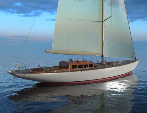Velero clásico - ANNA - Lyman Morse - day-sailer