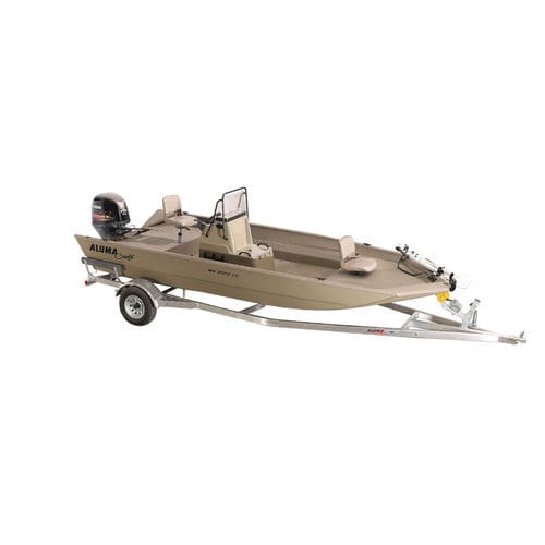 Jon boat fueraborda - MV2072 AW CC - Alumacraft - con consola central / de pesca deportiva / de aluminio