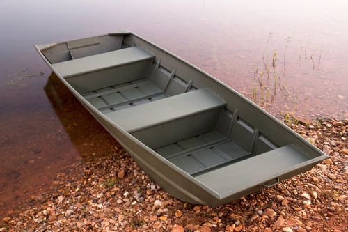 Jon boat fueraborda - 1436 SIERRA LT - Alumacraft - de pesca deportiva / de aluminio / 3 personas máx.