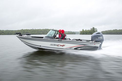 Bay boat fueraborda - TOURNAMENT SPORT 195 - Alumacraft - con doble consola / de pesca deportiva / de aluminio