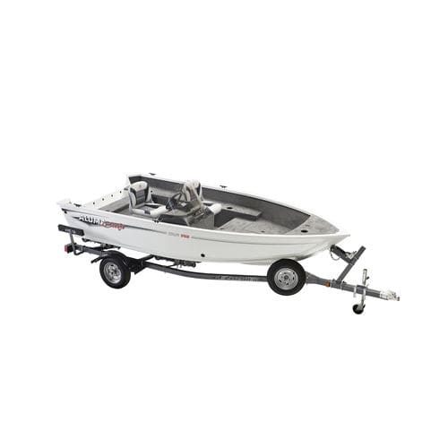 Bay boat fueraborda - ESCAPE 145 CS - Alumacraft - con consola lateral / de pesca deportiva / de aluminio