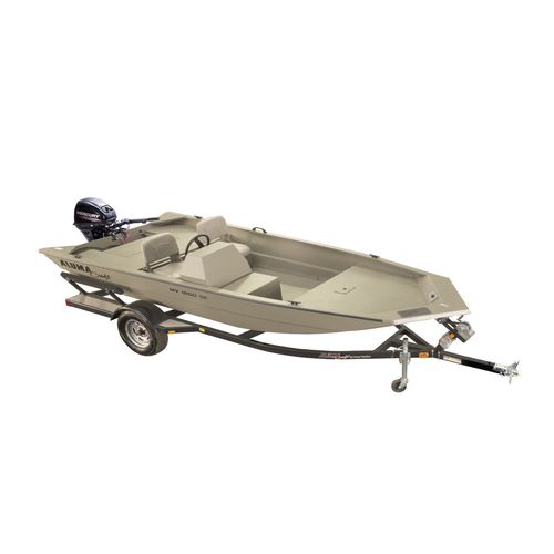 Jon boat fueraborda - MV1650 AW SC - Alumacraft - con consola lateral / de pesca deportiva / de aluminio