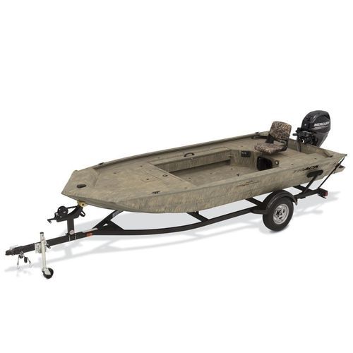 Jon boat fueraborda - GRIZZLY® 1654 T SPORTSMAN - Fisher - open / de pesca deportiva / de aluminio