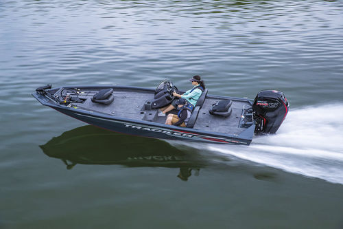 Bass boat fueraborda - PRO TEAM™ 190 TX - Fisher - con consola lateral / open / de pesca deportiva