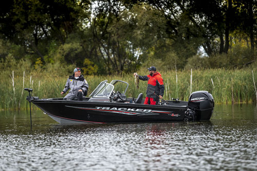Bass boat fueraborda - PRO GUIDE™ V-175 WT - Fisher - con doble consola / open / de pesca deportiva