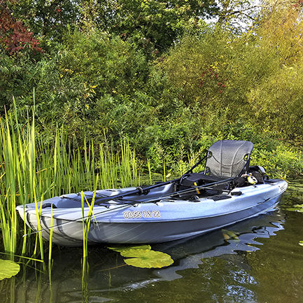 Kayak sit-on-top - BOSS 12 SS - KL Outdoor - de pesca / para adulto / 1 plaza