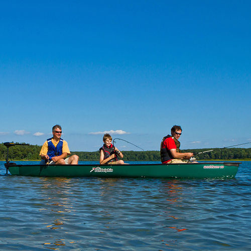 Canoa de recreo - MACKINAW SS - KL Outdoor - 3 plazas / de polietileno