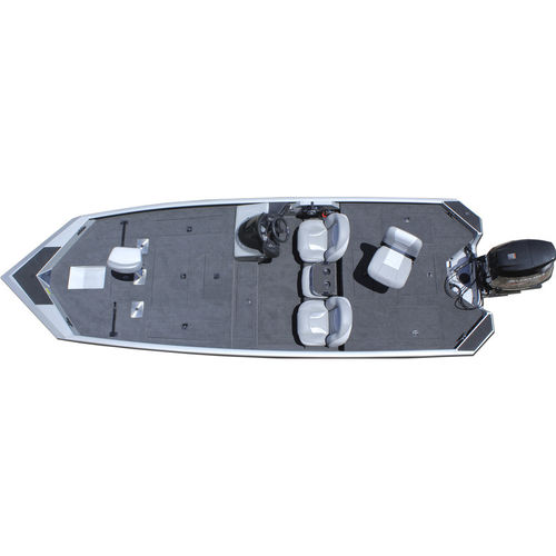 Crappie boat fueraborda - Stealth 210 - SeaArk Boats - con consola lateral / de pesca deportiva / de aluminio