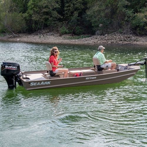 Crappie boat fueraborda - 1652 Crappie - SeaArk Boats - open / de pesca deportiva / de aluminio