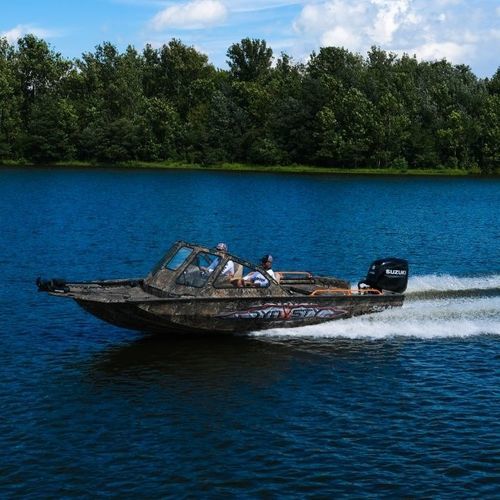 Jon boat fueraborda - Dynasty - SeaArk Boats - open / con doble consola / de pesca deportiva