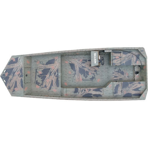 Jon boat fueraborda - DXS 2072 SLD - SeaArk Boats - open / con consola lateral / de caza