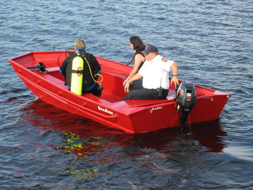 Barco profesional barco de salvamento - 1660 MVT  - SeaArk Boats - fueraborda / de aluminio / hospital