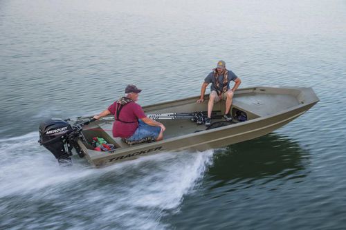 Jon boat fueraborda - GRIZZLY® 1754 - Tracker - de pesca deportiva / de aluminio / 6 personas máx.