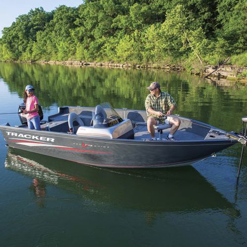 Bay boat fueraborda - Pro Guide™ V-175 SC - Tracker - con consola lateral / de pesca deportiva / de aluminio
