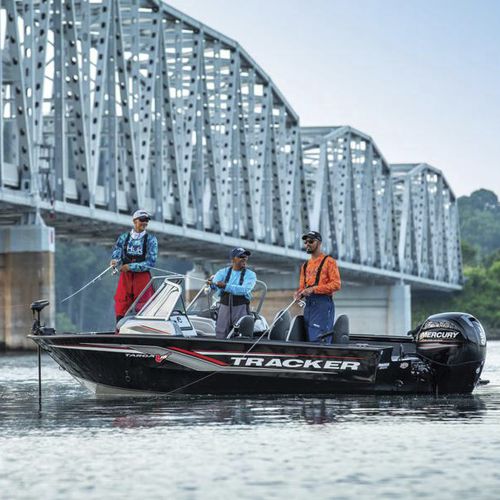 Bay boat fueraborda - Targa™ V-18 WT - Tracker - con doble consola / de pesca deportiva / de aluminio