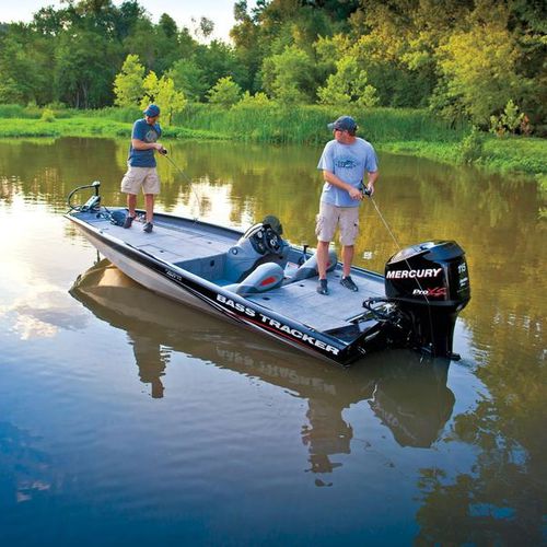 Bass boat fueraborda - PRO TEAM™ 190 TX - Tracker - con consola lateral / de pesca deportiva / de aluminio