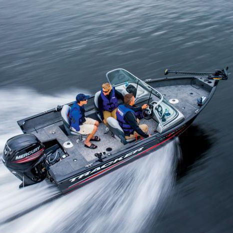 Bay boat fueraborda - Pro Guide™ V-16 WT - Tracker - con doble consola / de pesca deportiva / de aluminio