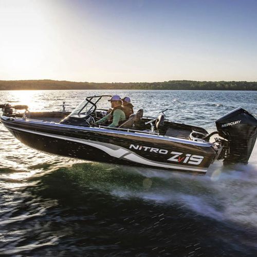 Bass boat fueraborda - ZV19 - Nitro - con doble consola / de pesca deportiva / 6 personas máx.