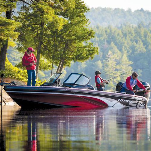 Barco open fueraborda - ZV21 - Nitro - con doble consola / de pesca deportiva / 6 personas máx.
