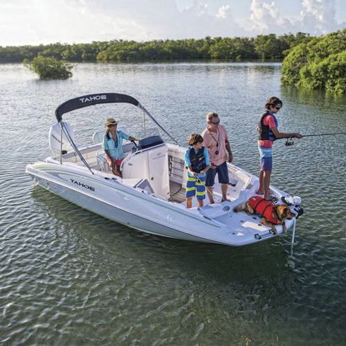 Deck-boat fueraborda - 2150 CC - Tahoe - de wakeboard / de esquí acuático / 10 personas máx.