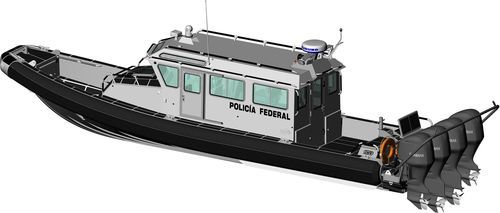 Barco profesional barco de vigilancia - SAFE 38 - Safe Boats - fueraborda / de aluminio