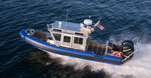 Barco profesional barco de vigilancia - SAFE 25 - Safe Boats - fueraborda / de aluminio / embarcación neumática semirrígida