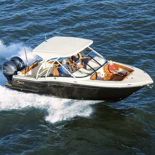 Runabout fueraborda - 255 Dorado - Scout Boats - bimotor / con doble consola / bow-rider