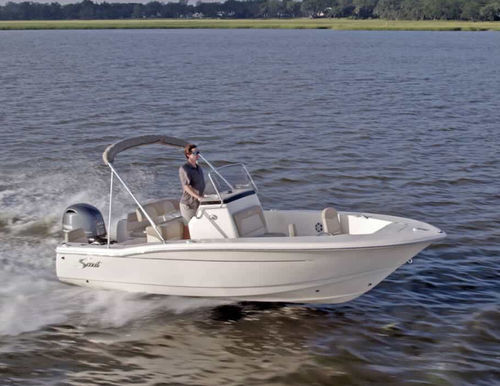 Barco open fueraborda - 195 - Scout Boats - con consola central / de pesca deportiva / de esquí acuático