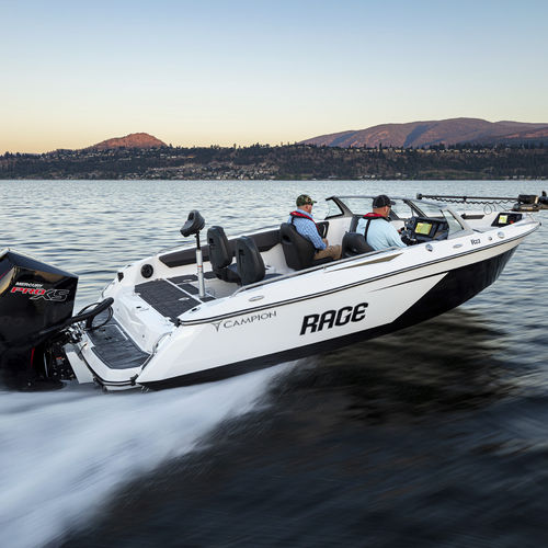 Runabout fueraborda - RAGE R22 - Campion - con doble consola / bow-rider / open