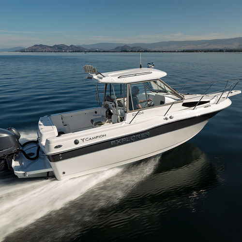 Runabout fueraborda - EX22DC - Campion - con doble consola / open / de esquí acuático