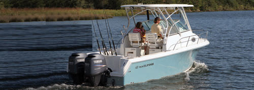 Walkaround fueraborda - 240 WAC - Sailfish - bimotor / de pesca deportiva / 10 personas máx.