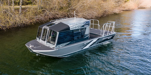 Bote intraborda - Scout Widebody - Wooldridge - con caseta de timón / aguas bravas / de aluminio