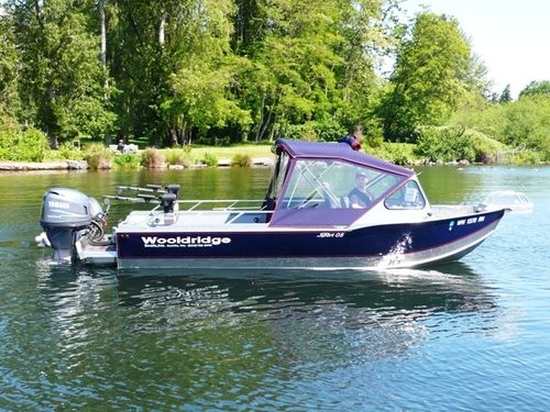 Barco de motor de pesca-paseo fueraborda - 20' SPORT OFFSHORE - Wooldridge - open / con doble consola / offshore
