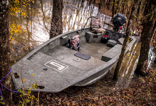 Jon boat fueraborda - 750 Gladiator - War Eagle - de pesca deportiva