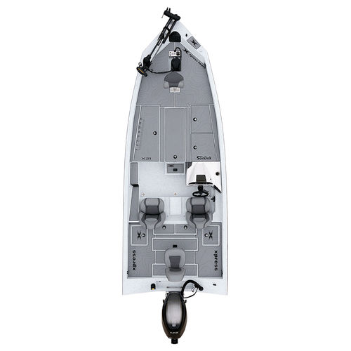 Bass boat fueraborda - X21 Pro  - Xpress - con consola lateral / de pesca deportiva / 4 personas máx.