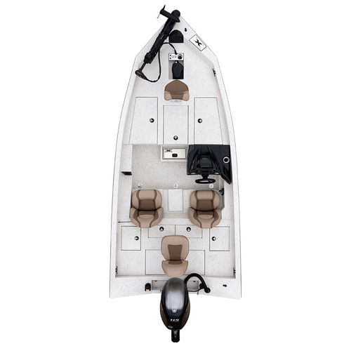 Bass boat fueraborda - X17 Pro - Xpress - con consola lateral / de pesca deportiva / 4 personas máx.