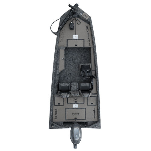 Bass boat fueraborda - XP180 - Xpress - con consola lateral / de pesca deportiva / 4 personas máx.