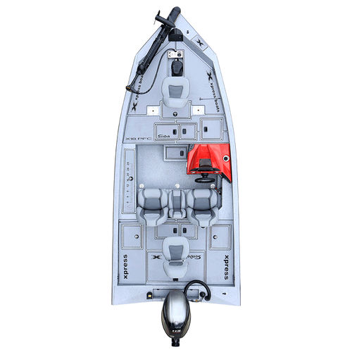 Crappie boat fueraborda - H18PFC - Xpress - con consola lateral / de pesca deportiva