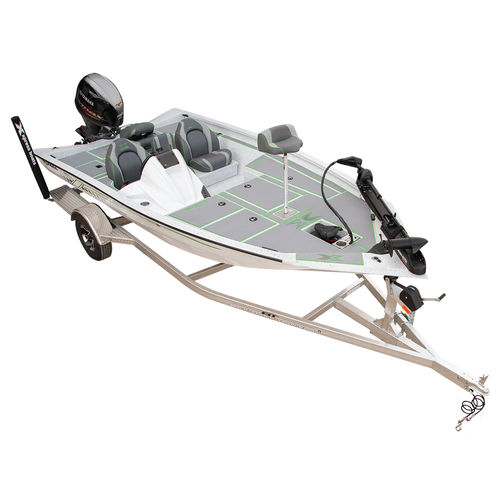 Bass boat fueraborda -  H17 - Xpress - con consola lateral / open / de pesca deportiva