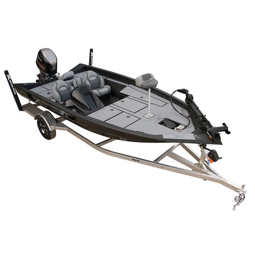 Bass boat fueraborda - H18 - Xpress - con consola lateral / open / de pesca deportiva