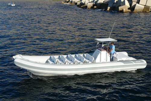 Barco profesional barco de vigilancia - 33  - Master - embarcación de apoyo al buceo / fueraborda / embarcación neumática semirrígida