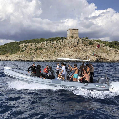 Barco profesional embarcación de apoyo al buceo - 775 - Master - fueraborda / embarcación neumática semirrígida
