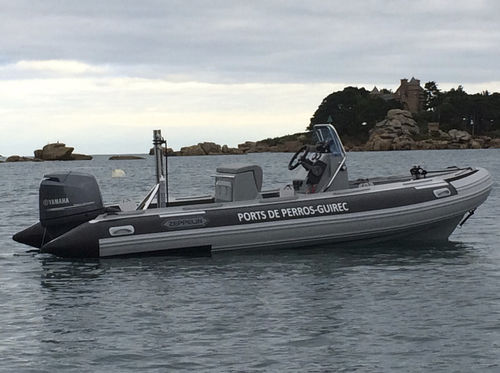 Barco profesional barco de vigilancia - CD 18VPRO - Zeppelin - barco de salvamento / fueraborda / embarcación neumática semirrígida