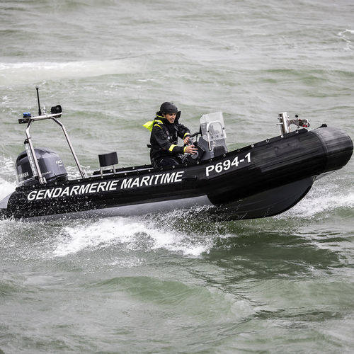 Barco profesional barco de salvamento - 525 PRORAID  - Sillinger - embarcación de apoyo al buceo / embarcación de servicio portuario / fueraborda