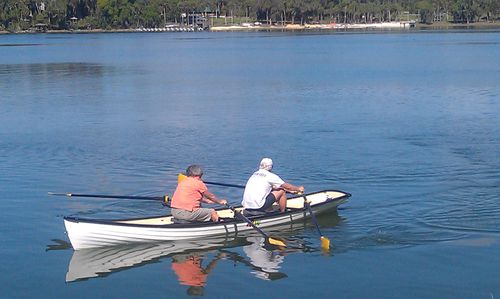 Bote de remo de recreo - HERITAGE 18 GUIDE - Little River - doble scull