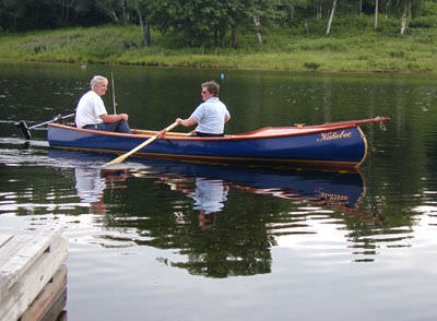 Canoa de pesca - THE KINGFISHER - Northwoods - para 2 personas / de madera