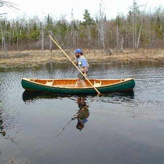Canoa multiusos - E.M. WHITE - Northwoods - para 2 personas / de madera